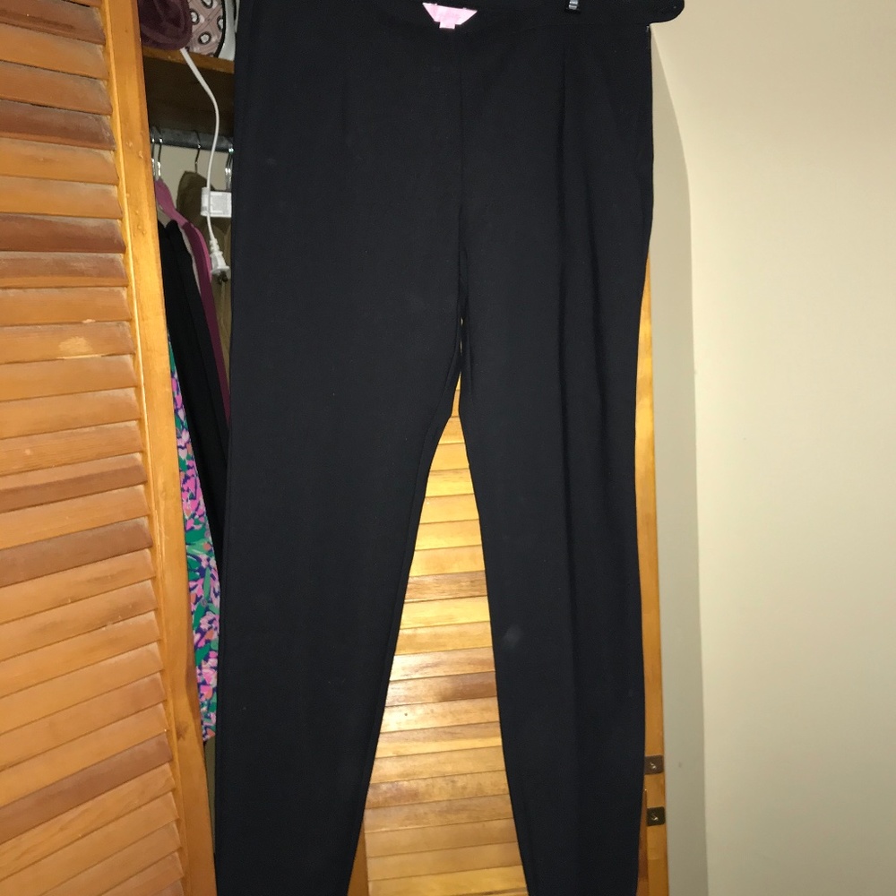 Lilly Pulitzer Kelly Black Pant, Size 12